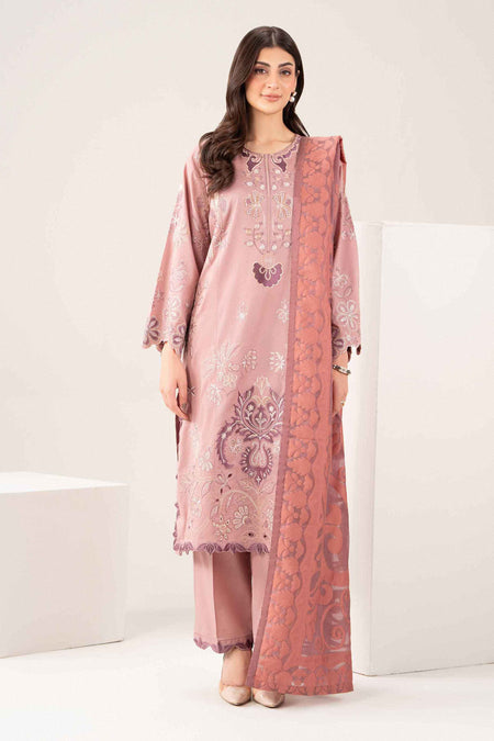 3 Piece - Embroidered Suit - PE26-548
