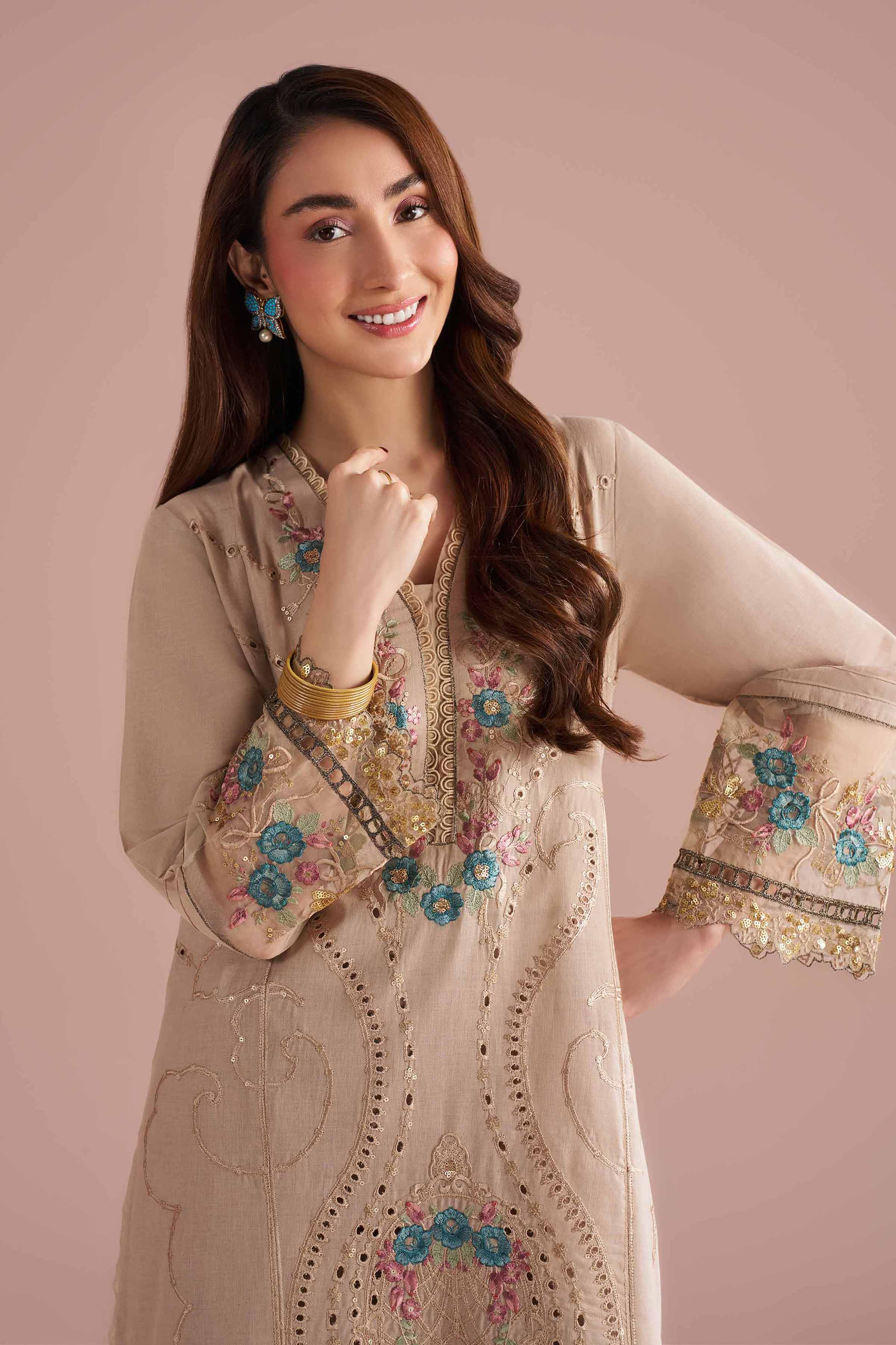 2 Piece - Embroidered Suit - PE26-55