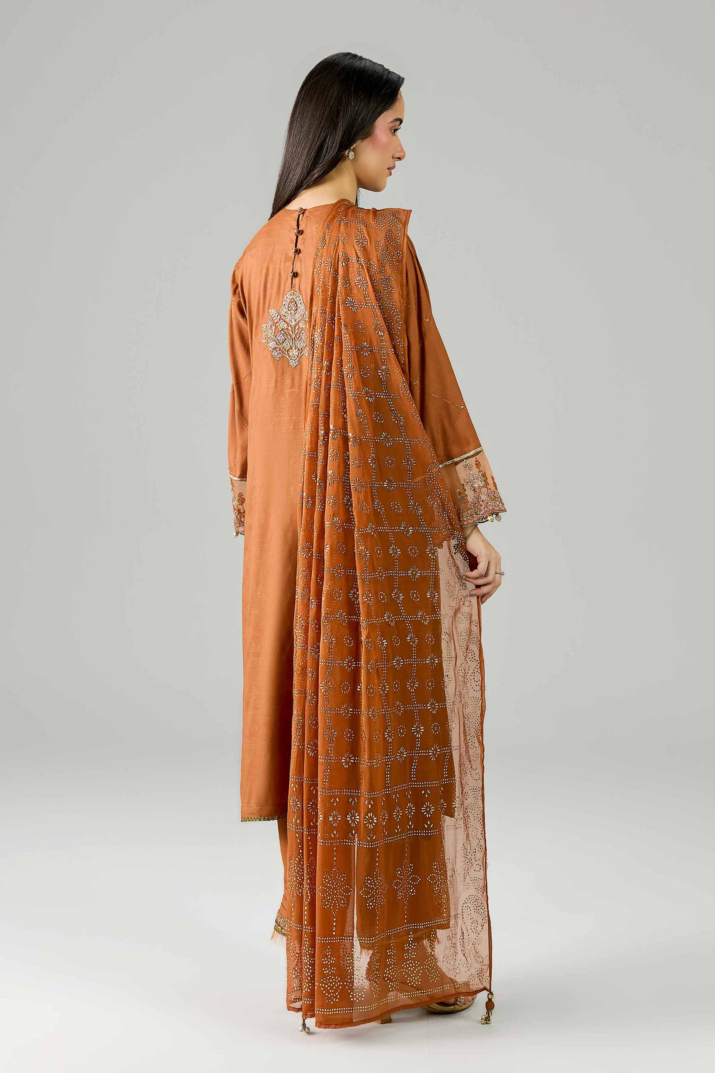 3 Piece - Embroidered Suit - PE26-597