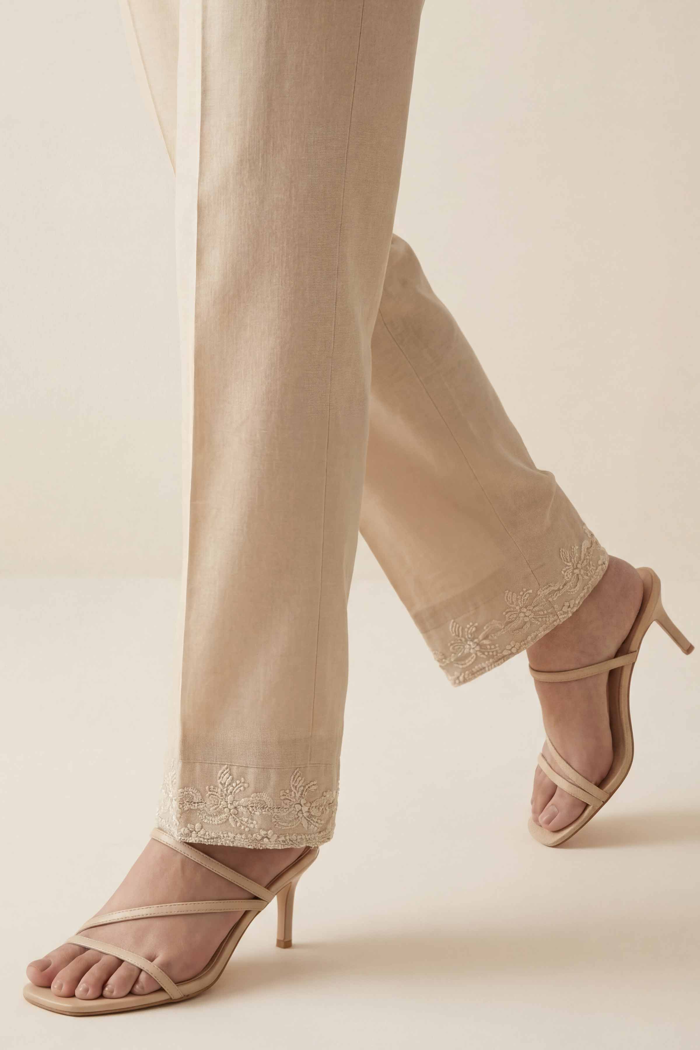 Embroidered Trousers - PE26-636