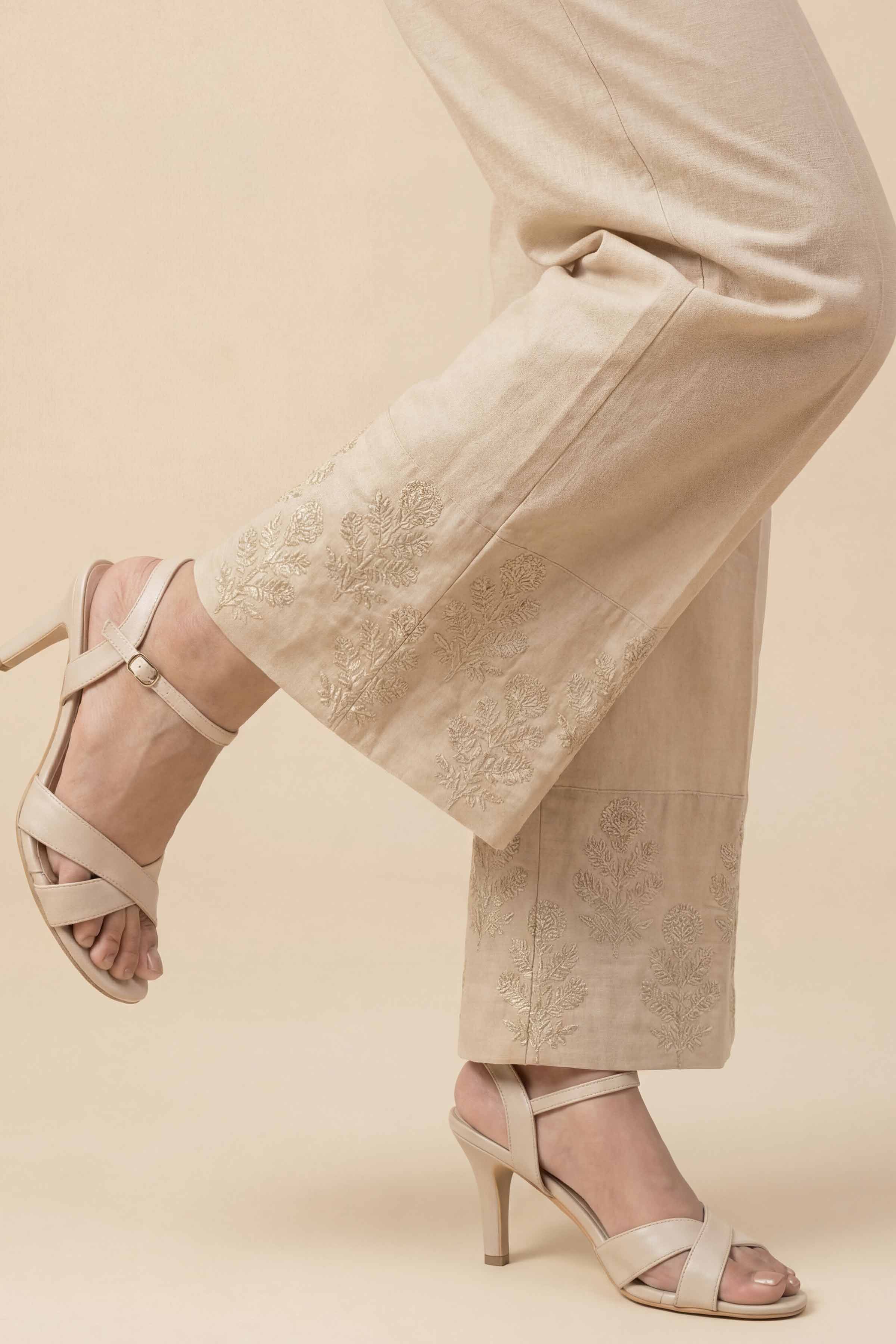 Embroidered Trousers - PE26-640
