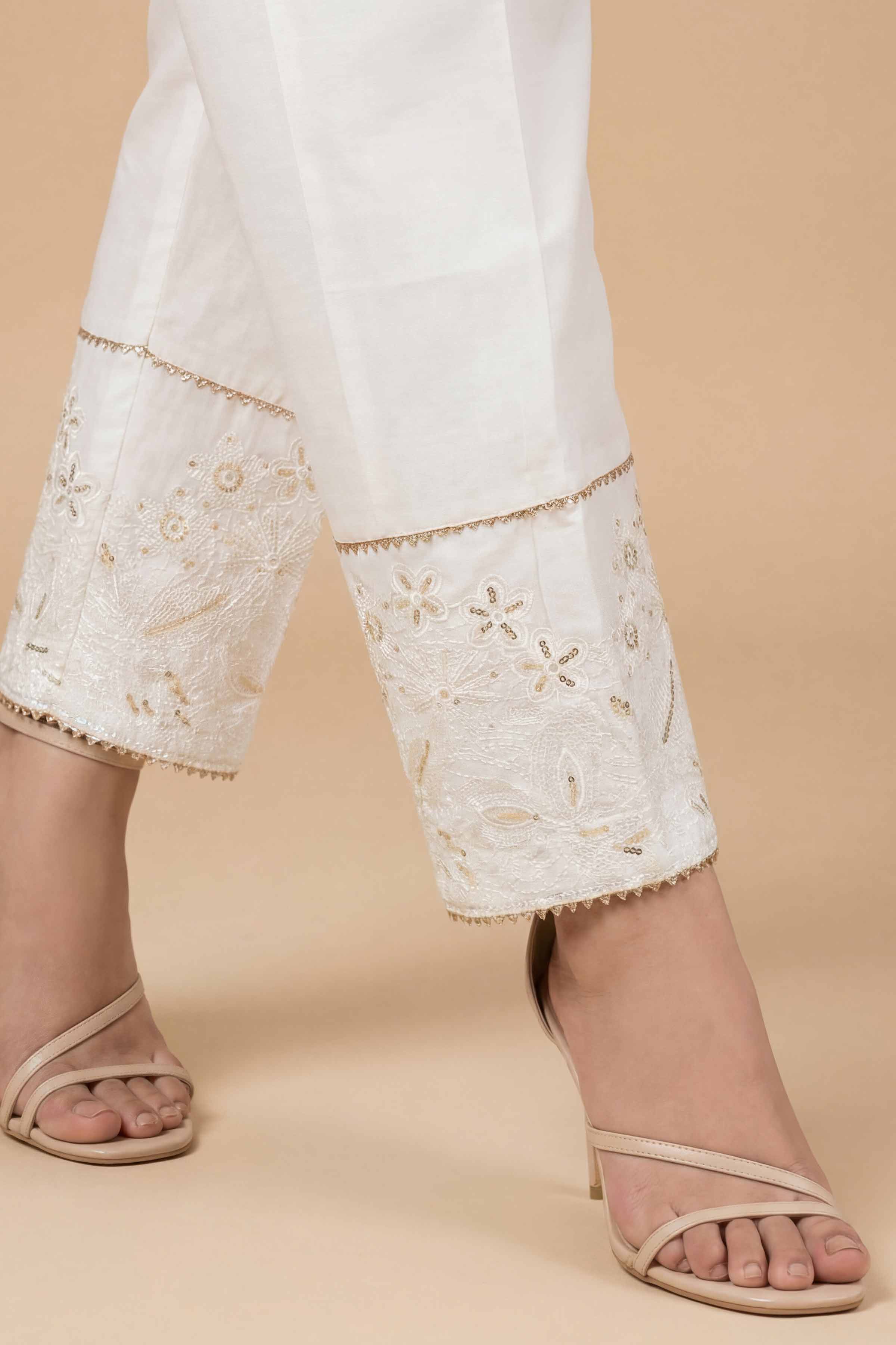 Embroidered Trousers - PE26-642