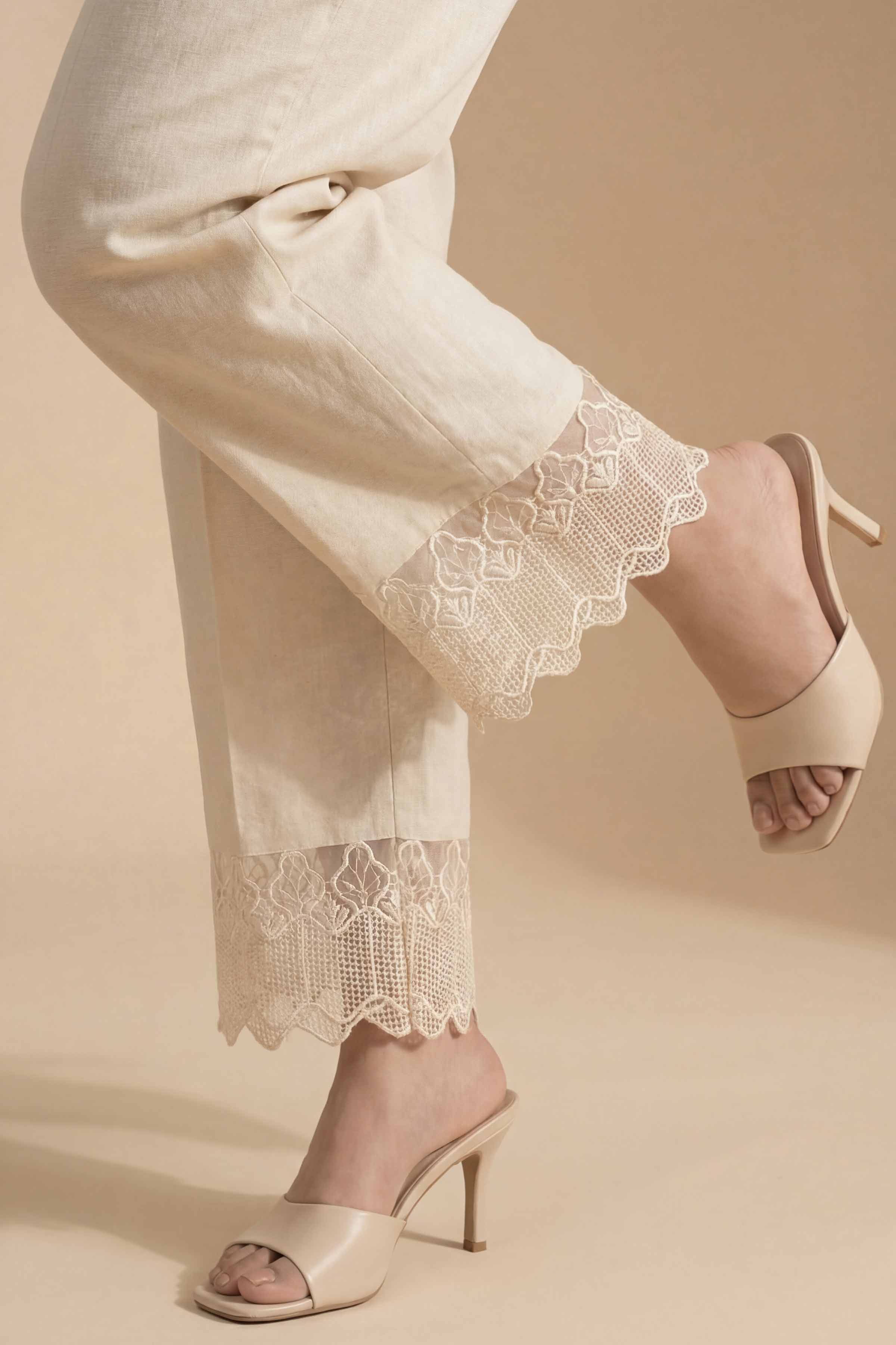 Embroidered Trousers - PE26-649