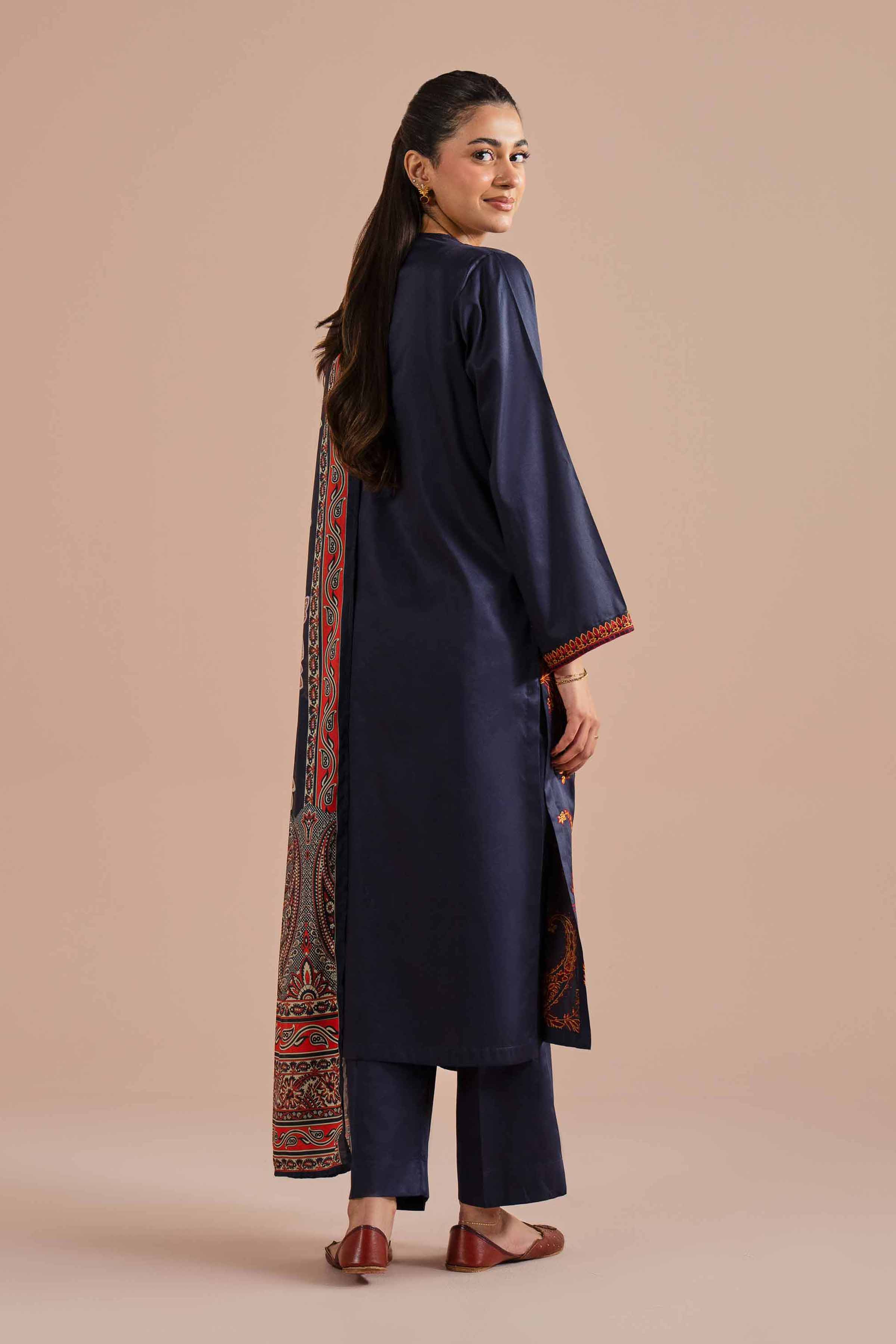 3 Piece - Embroidered Suit - PE26-65