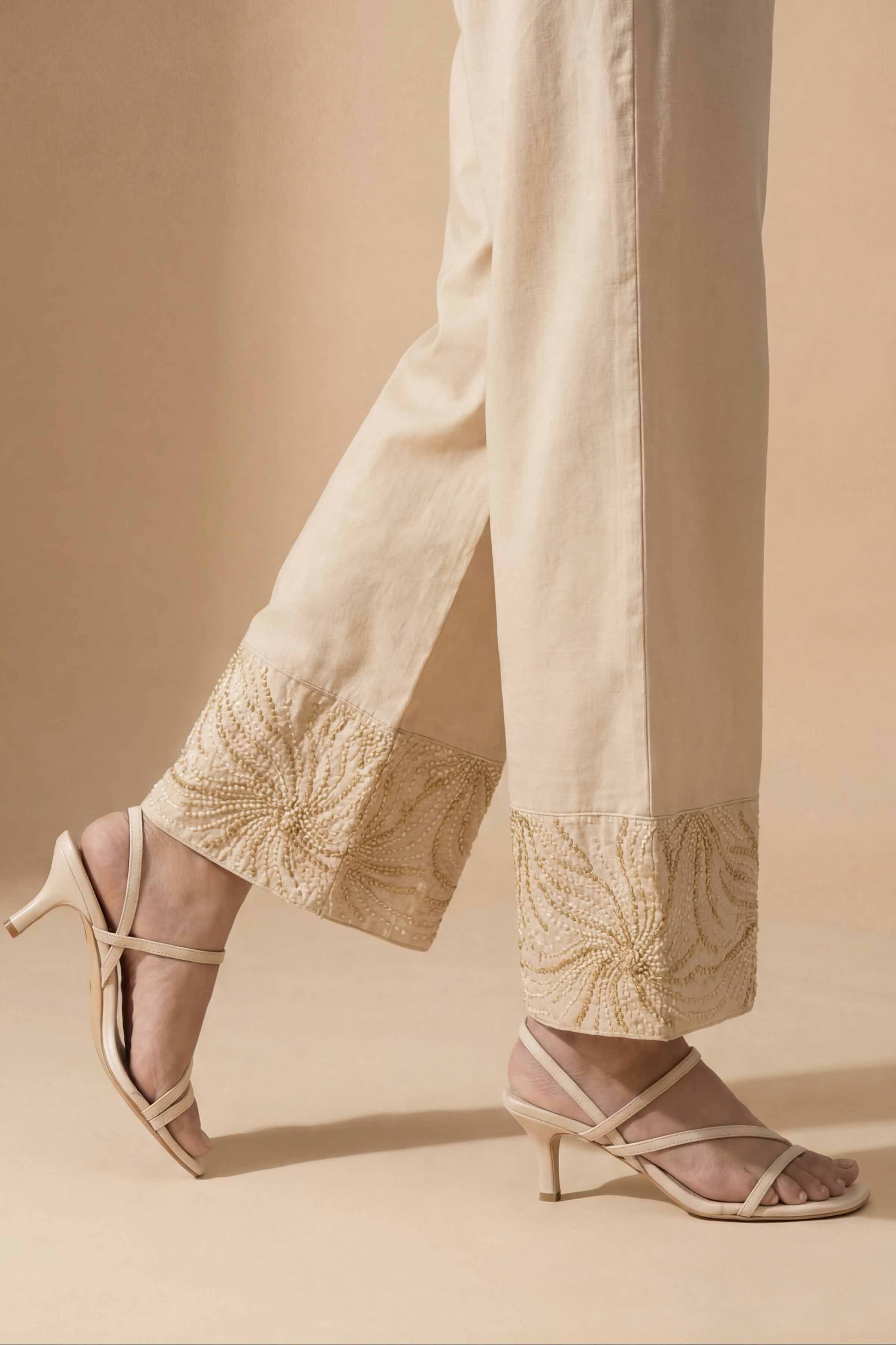 Embroidered Trousers - PE26-661