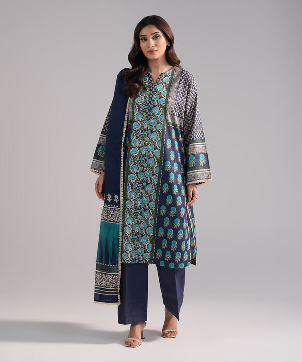 3 Piece - Printed Lawn Suit