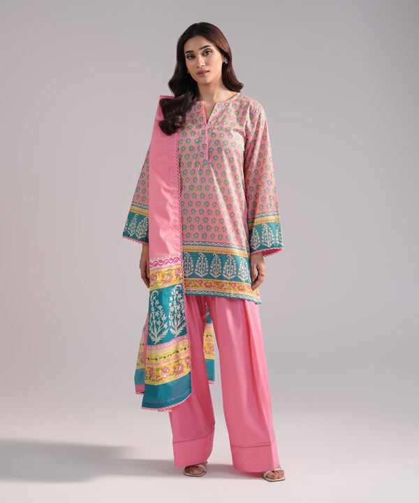3 Piece - Printed Lawn Suit