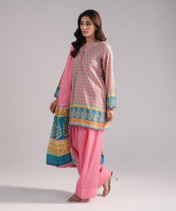 3 Piece - Printed Lawn Suit