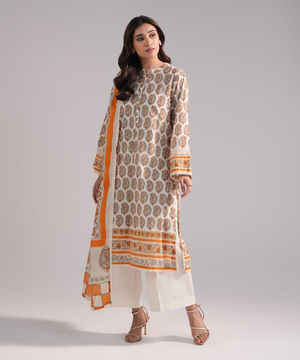 3 Piece - Printed Lawn Suit