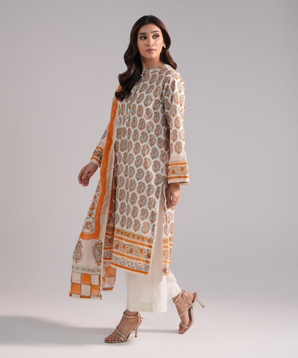 3 Piece - Printed Lawn Suit