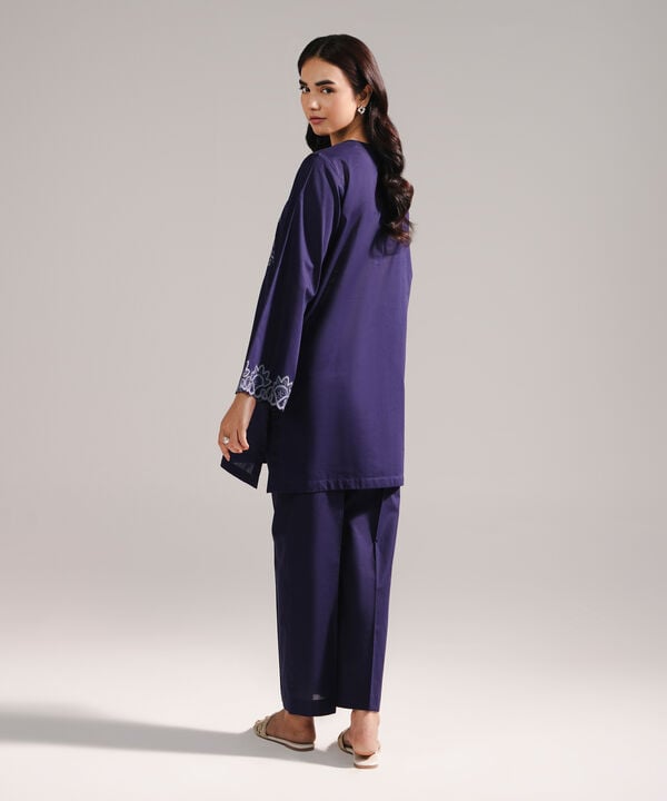 Embroidered Crosshatch Shirt