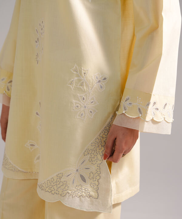 Embroidered Crosshatch Shirt