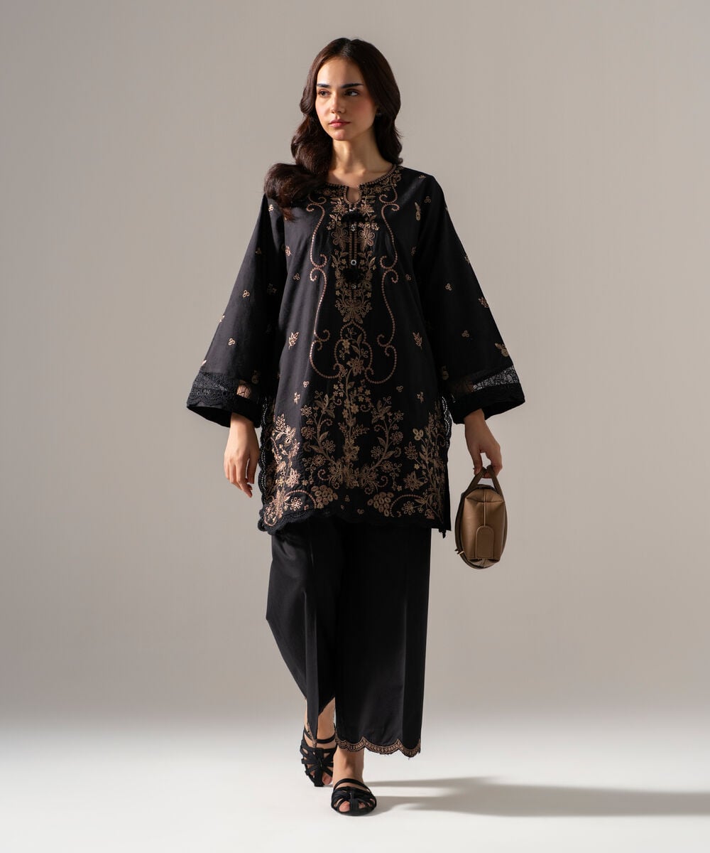 2 Piece - Embroidered Jacquard Suit PE6SCSTV639S