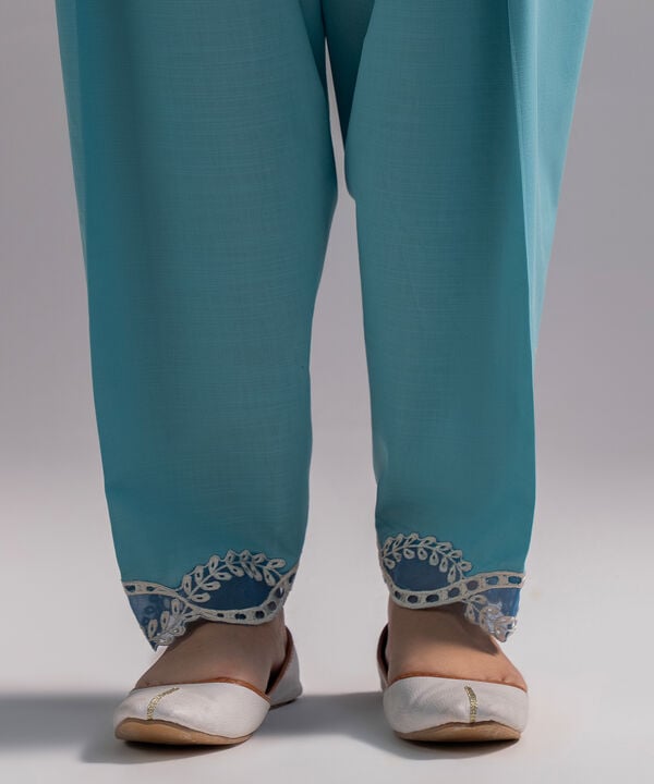 Embroidered Cambric Skinny Shalwar