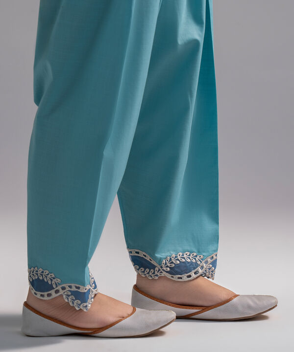 Embroidered Cambric Skinny Shalwar