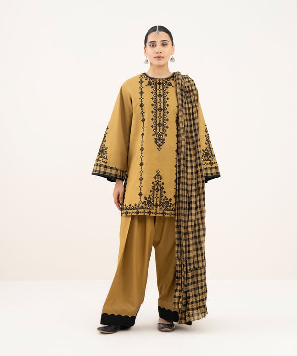 3 Piece - Embroidered Lawn Suit