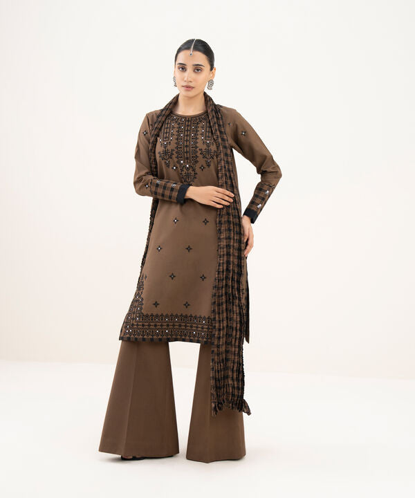 3 Piece - Embroidered Lawn Suit