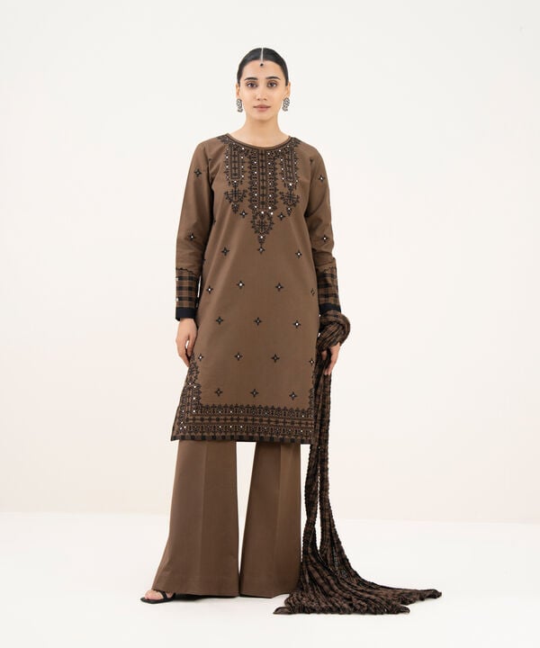 3 Piece - Embroidered Lawn Suit