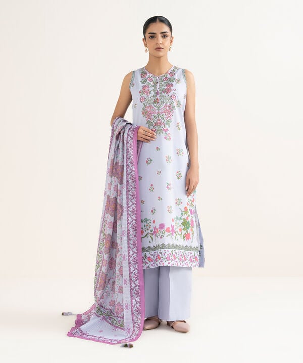 3 Piece - Embroidered Lawn Suit
