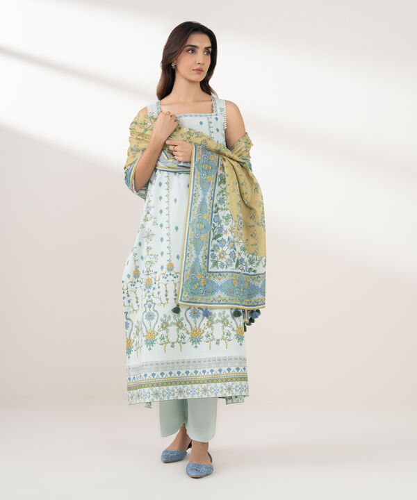 3 Piece - Embroidered Lawn Suit
