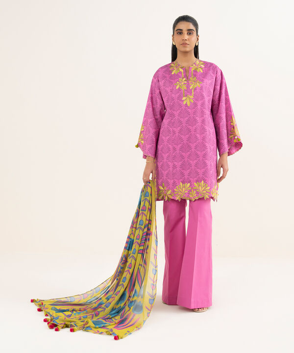 3 Piece - Embroidered Lawn Suit