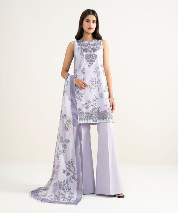 3 Piece - Embroidered Lawn Suit