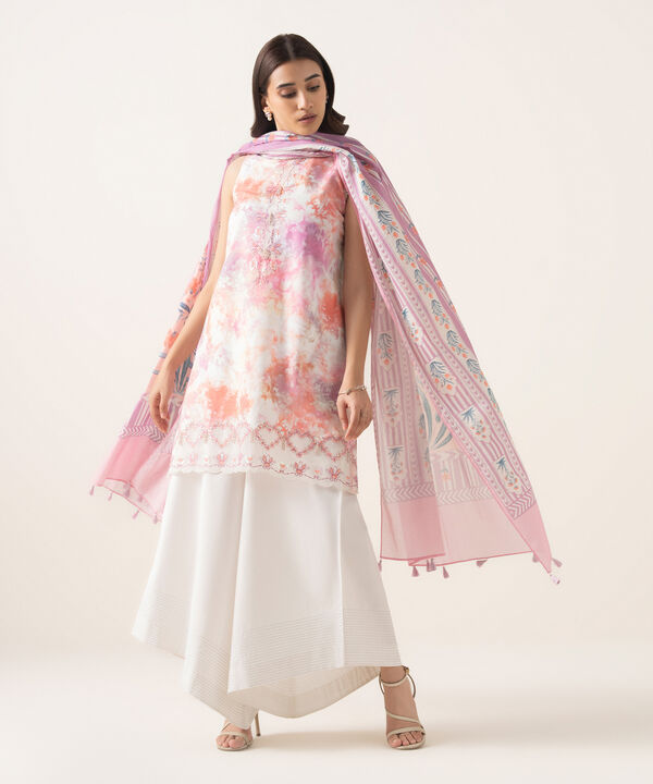 3 Piece - Embroidered Lawn Suit