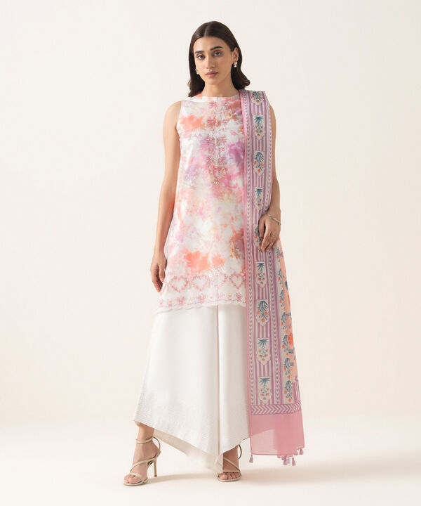 3 Piece - Embroidered Lawn Suit