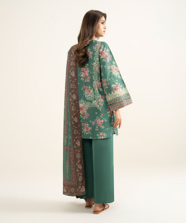 3 Piece - Embroidered Lawn Suit