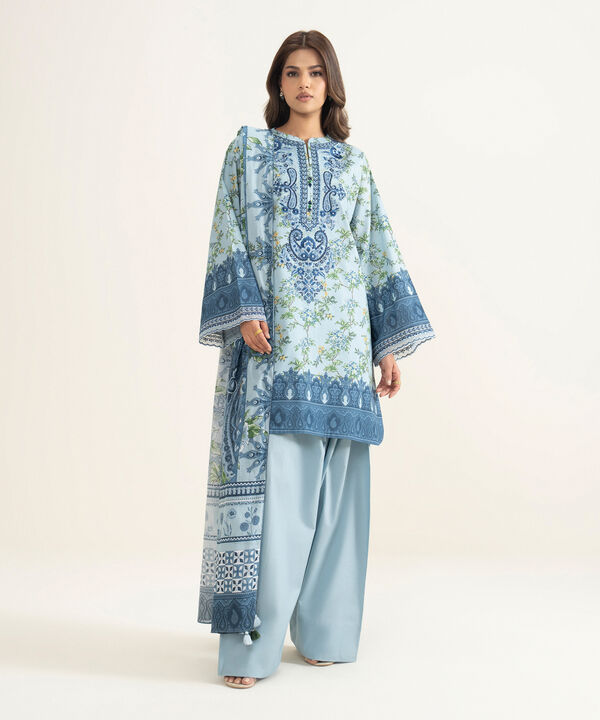 3 Piece - Embroidered Lawn Suit