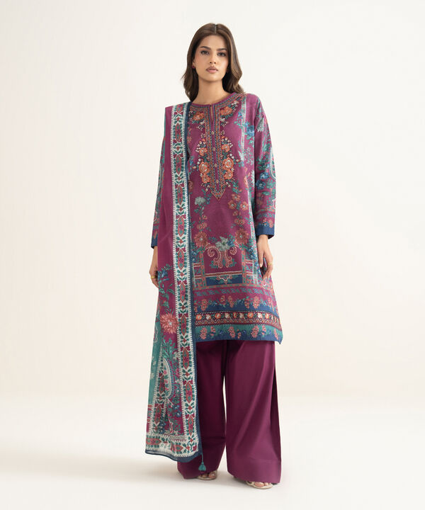 3 Piece - Embroidered Lawn Suit