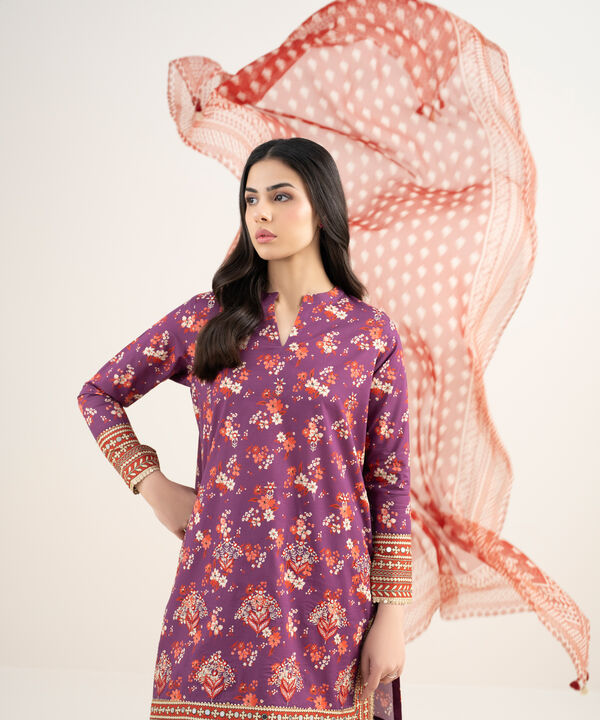 3 Piece - Embroidered Lawn Suit