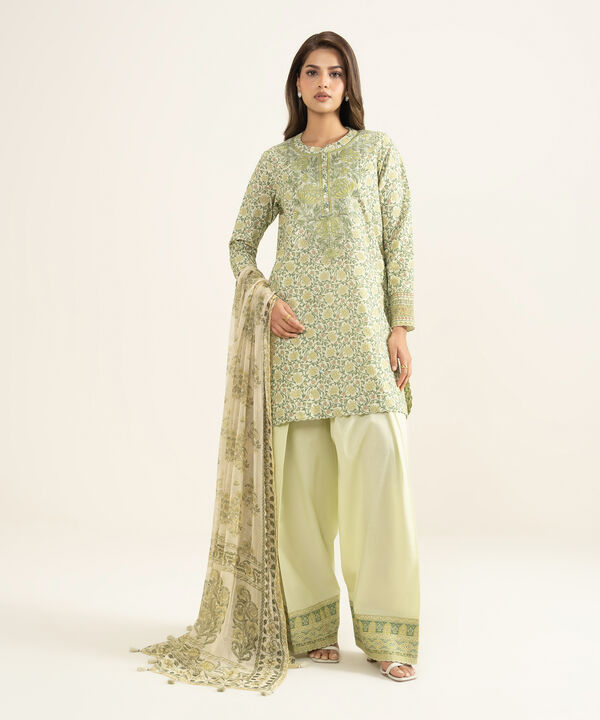 3 Piece - Embroidered Lawn Suit