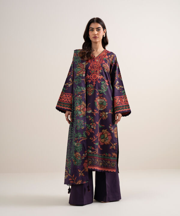 3 Piece - Embroidered Lawn Suit
