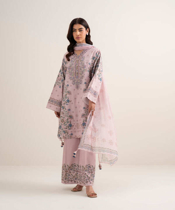 3 Piece - Embroidered Lawn Suit