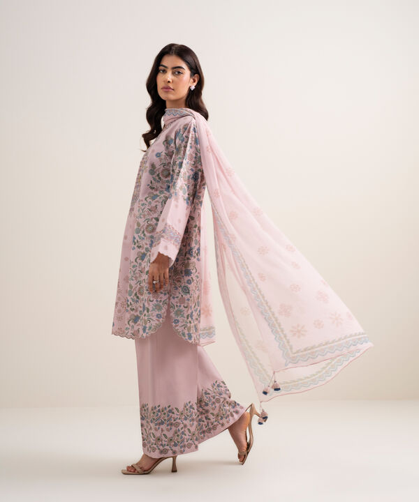 3 Piece - Embroidered Lawn Suit