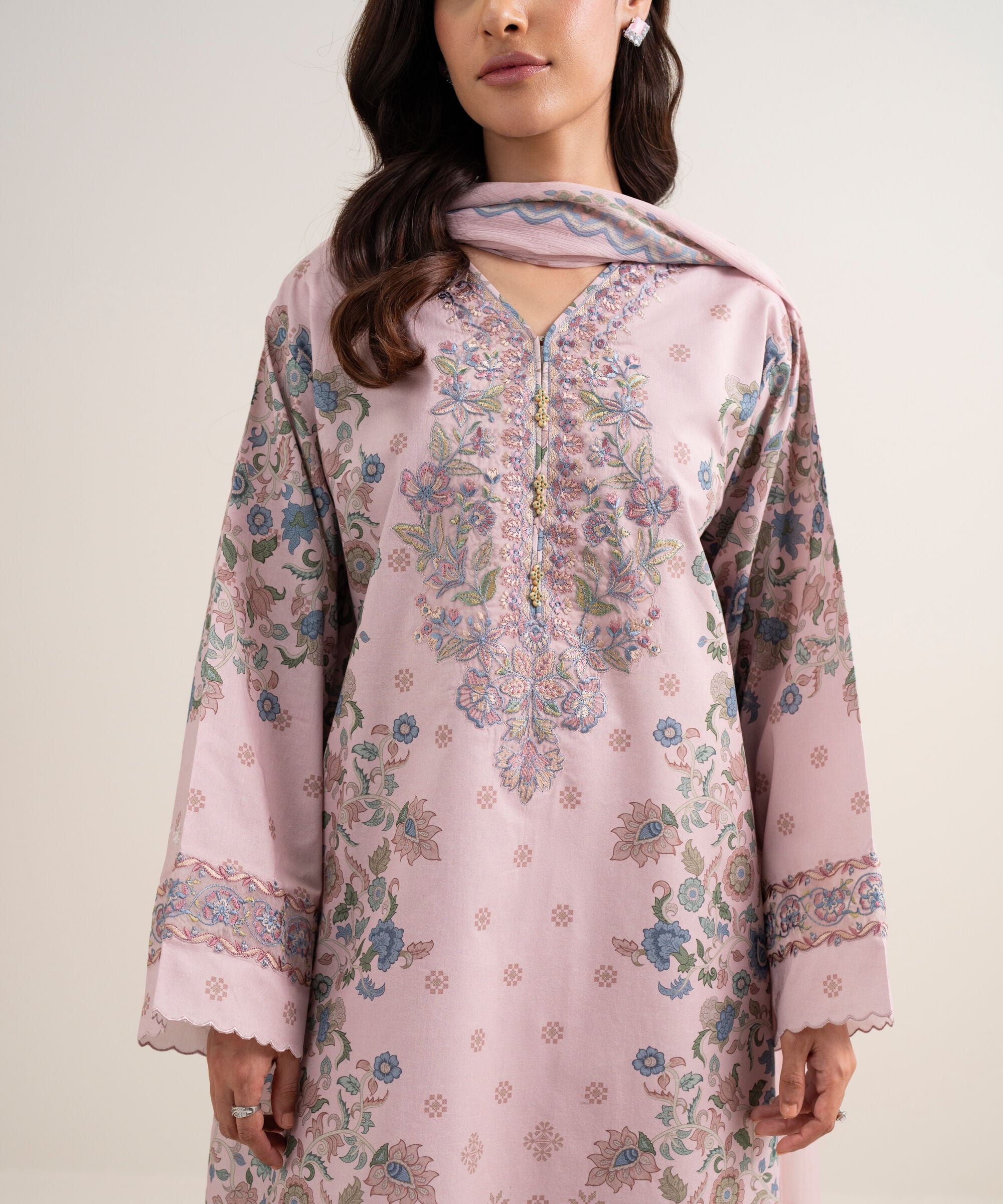 3 Piece - Embroidered Lawn Suit