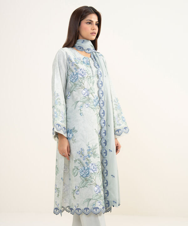 3 Piece - Embroidered Lawn Suit