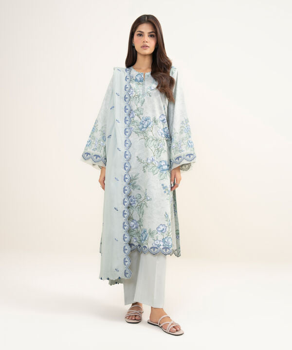 3 Piece - Embroidered Lawn Suit