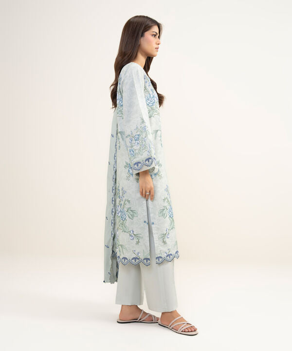 3 Piece - Embroidered Lawn Suit
