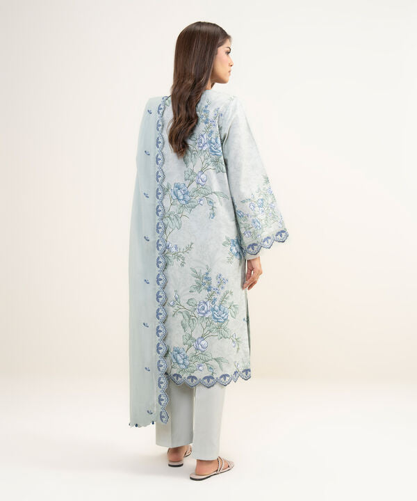 3 Piece - Embroidered Lawn Suit