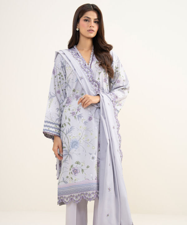3 Piece - Embroidered Lawn Suit