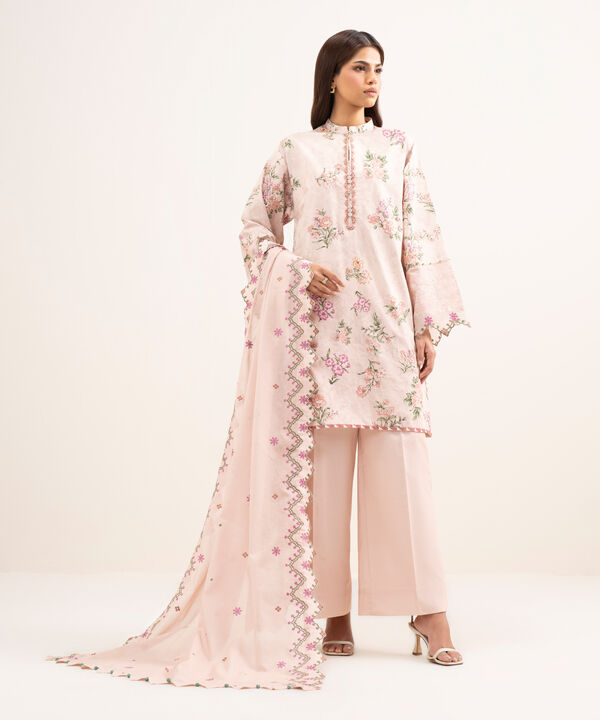 3 Piece - Embroidered Lawn Suit