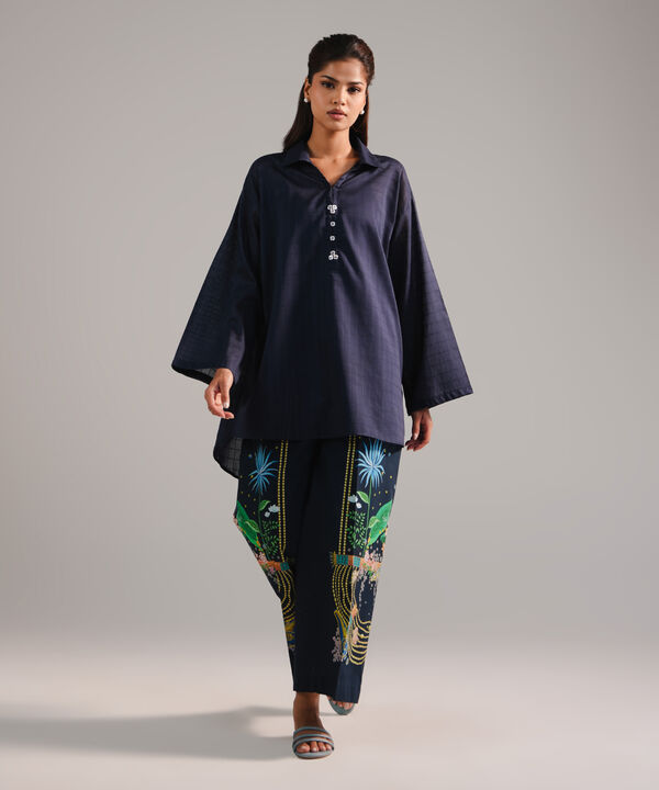 2 Piece - Solid Dobby Suit