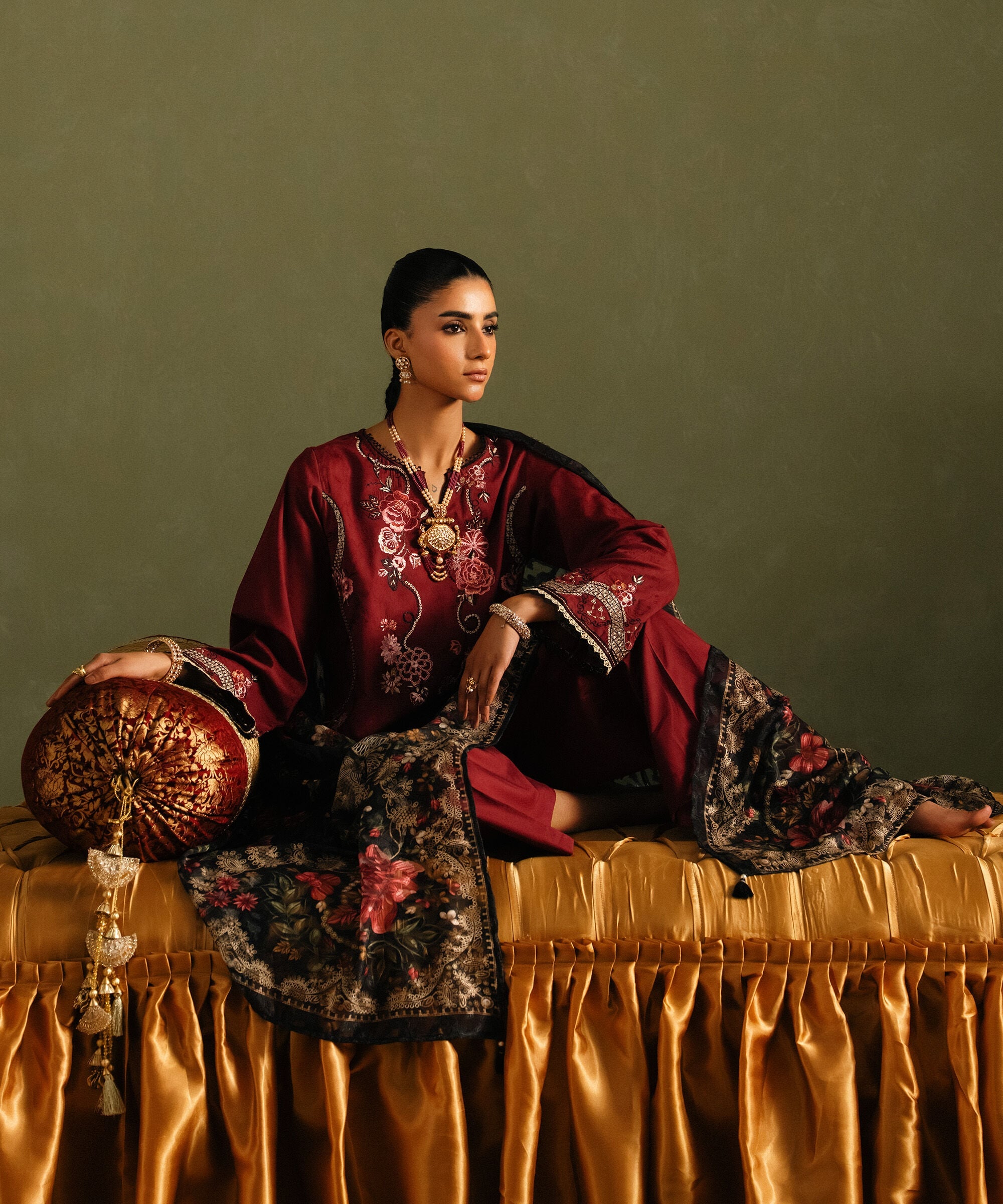 Embroidered Jacquard Shirt