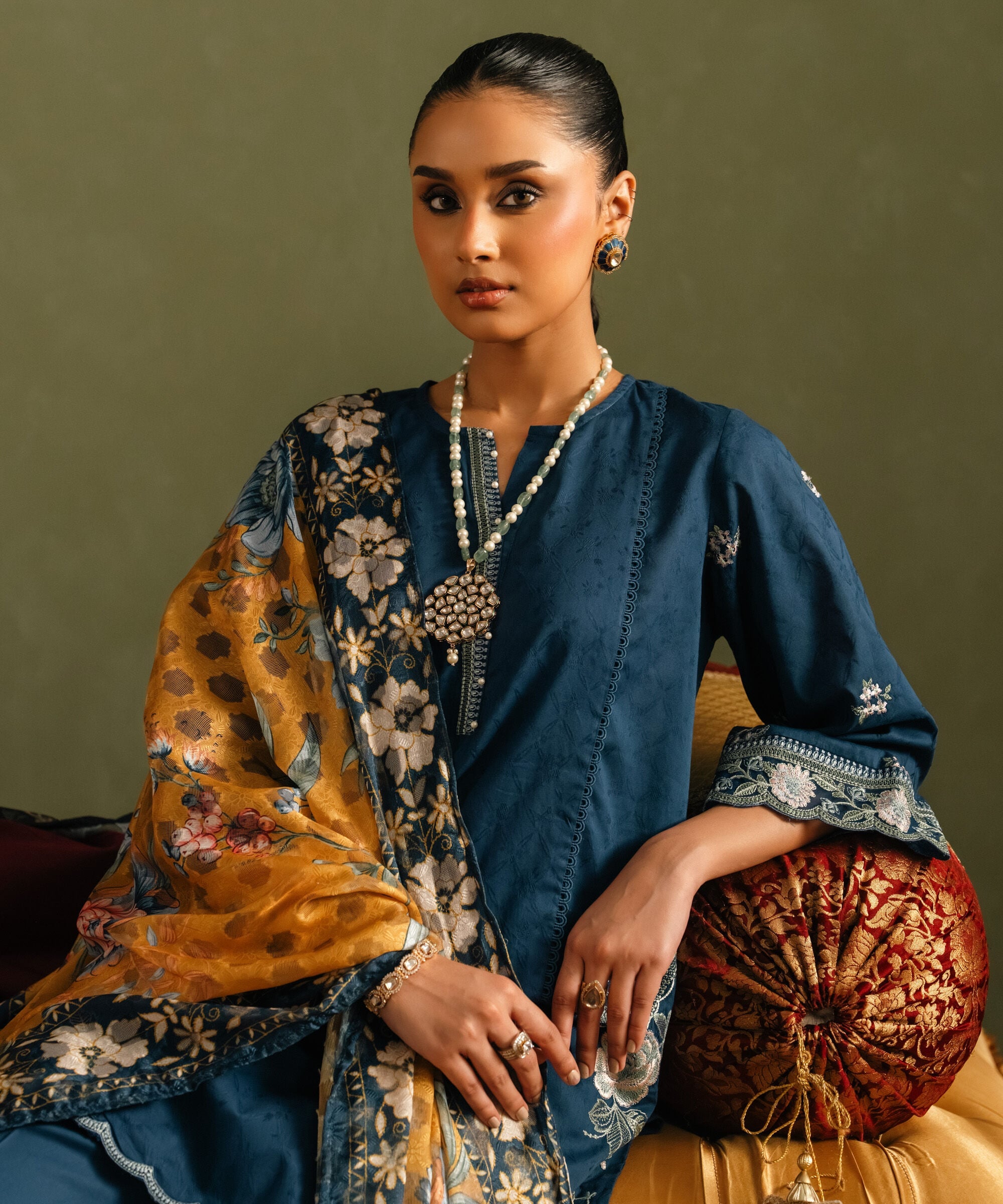 Embroidered Jacquard Shirt