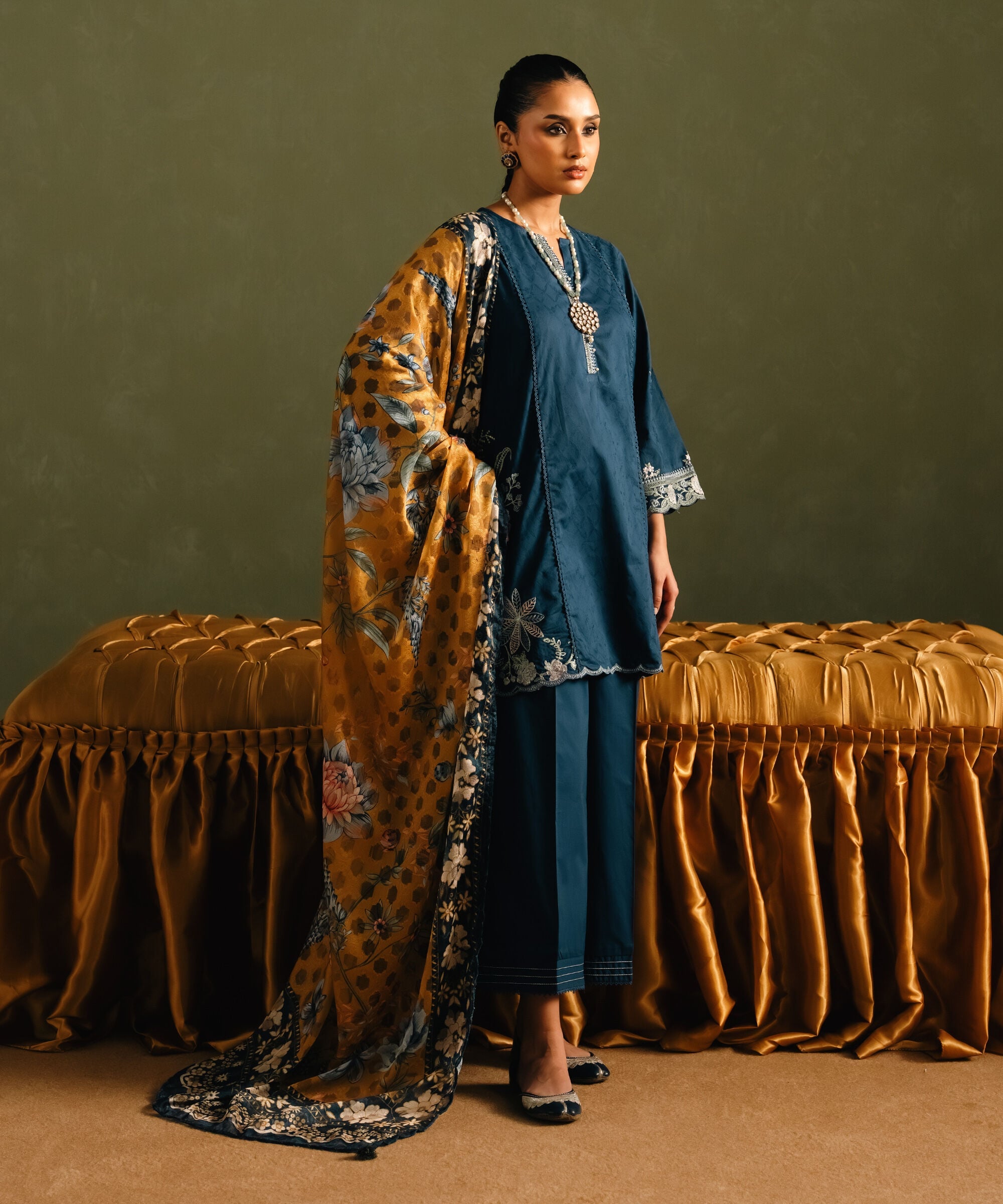 Embroidered Jacquard Shirt