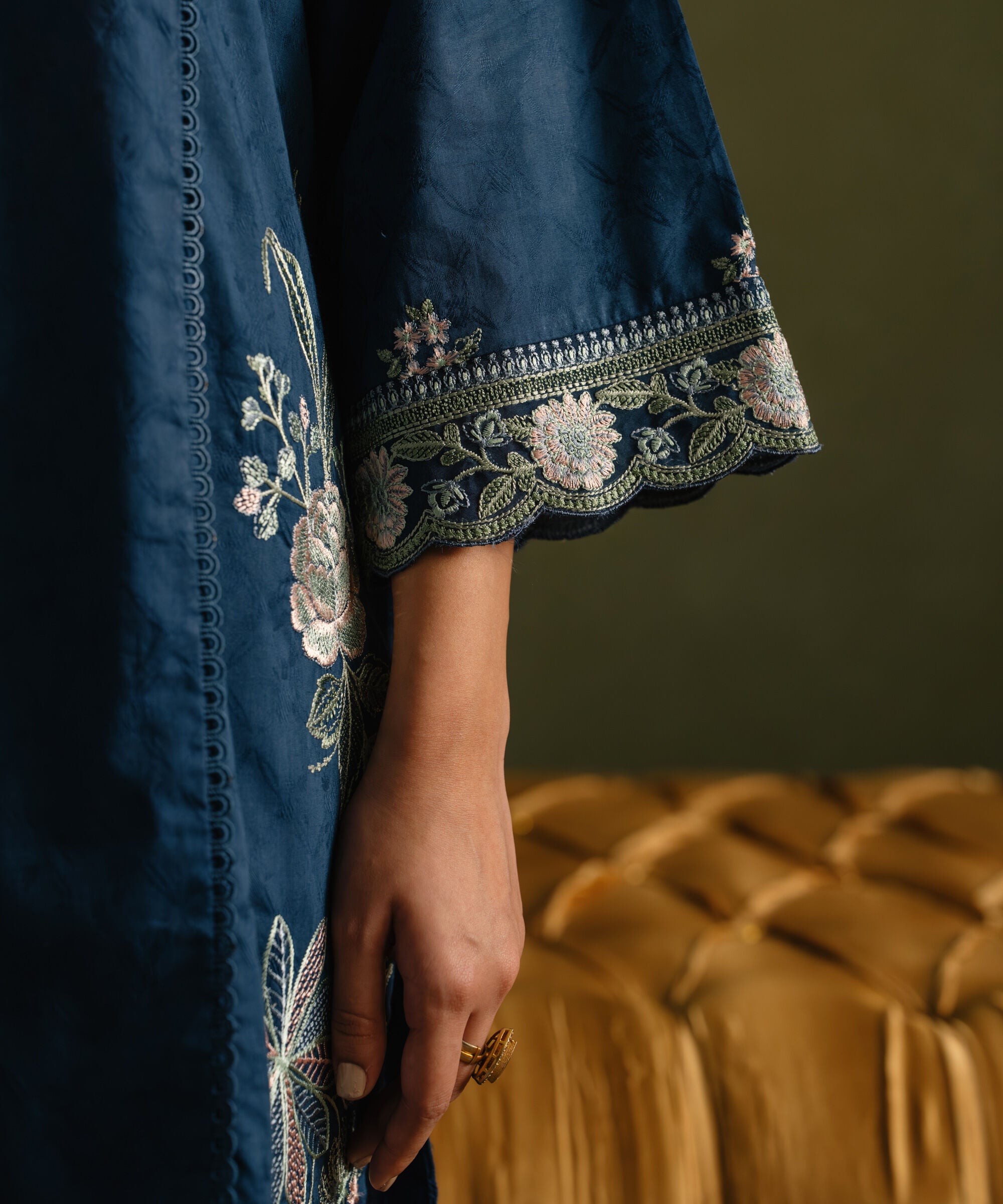 Embroidered Jacquard Shirt