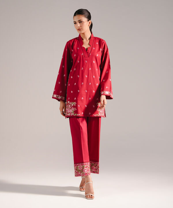 2 Piece - Embroidered Lawn Suit