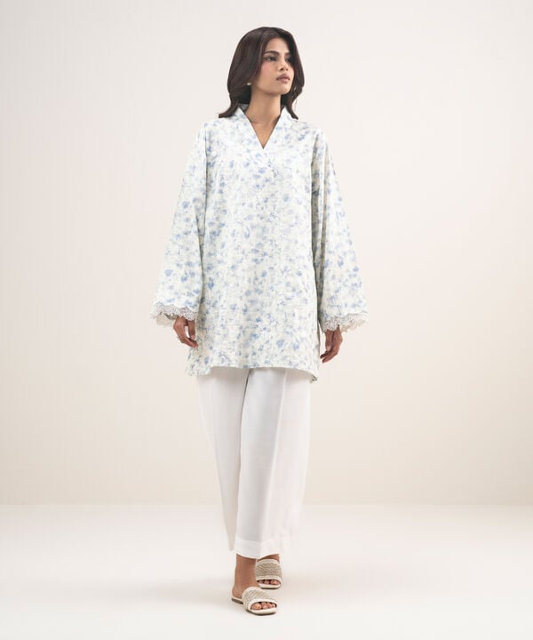 Embroidered Leno Kara Shirt